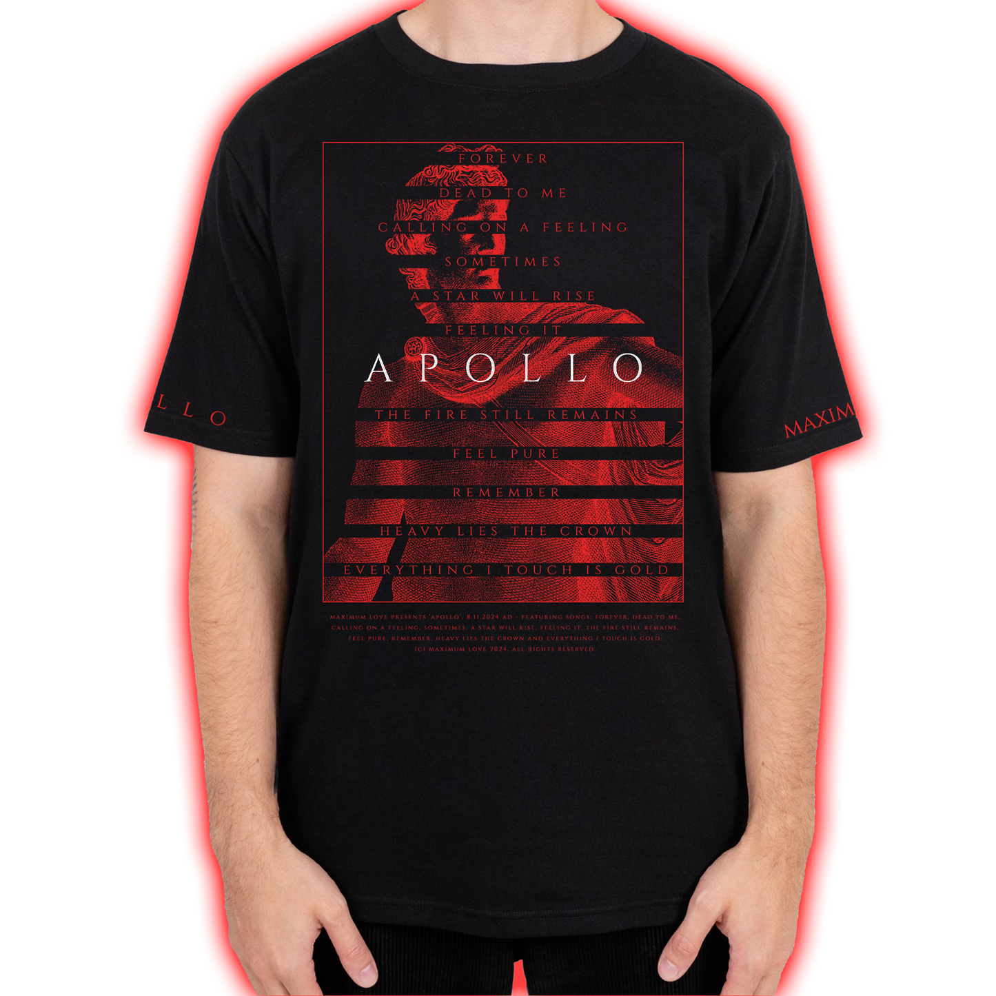 'APOLLO' Oversized Tee - Black