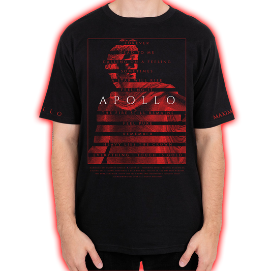 'APOLLO' Oversized Tee - Black